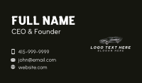 Fast Car Automobile Business Card