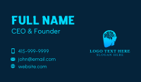 Genius Human Brain Business Card Design