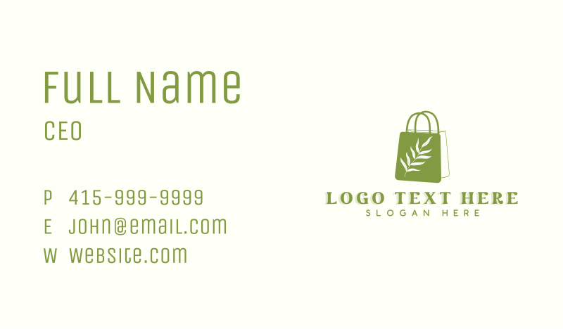 Deli Business Card example 4