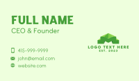 Green 3D Letter M Business Card