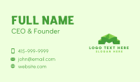 Green 3D Letter M Business Card