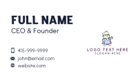 Baby Superhero Business Card Design