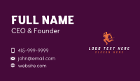 Running Sports Athlete Business Card