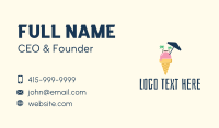 Ice Cream Beach  Business Card