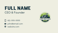 Gardening Lawn Care Mower Business Card