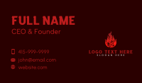 Chicken Fire Grill Business Card