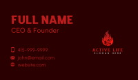 Chicken Fire Grill Business Card