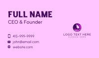 Wig Business Card example 3