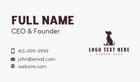 Puppy Dog Grooming Business Card