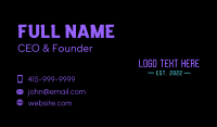 Streaming App Business Card example 3