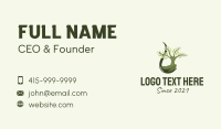 Green Tree Droplet  Business Card