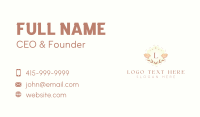 Floral Nature Wedding Business Card