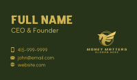 Golden Mythical Pegasus Business Card