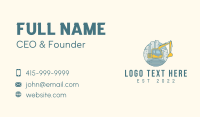 Heavy Equipment Business Card example 3