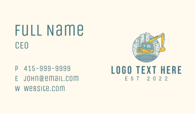 Cityscape Construction  Business Card Image Preview