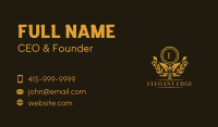 Elegant Flower Boutique Business Card Image Preview