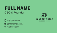 Letter A Company  Business Card