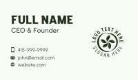 Agriculture Gardening Leaf  Business Card Design