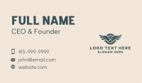 Industrial Hammer Carpentry Business Card