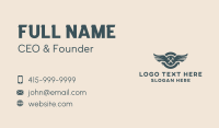 Industrial Hammer Carpentry Business Card Design