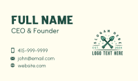 Shovel Garden Landscaping Business Card Design