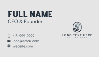 Curved Business Card example 4