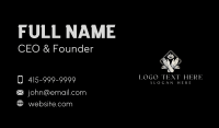 Hand Floral Spa Business Card