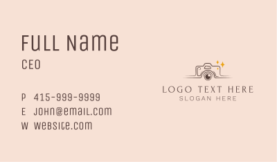 Image Lens Photography Business Card