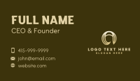 Generic Marketing Letter A Business Card Design