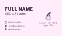 Writter Business Card example 1
