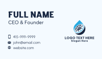 Car Detergent Droplet Business Card