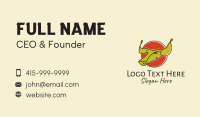 Minimalist Chinese Ox Business Card Design