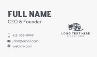 Gray  Truck Vehicle Business Card