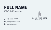 Building Property Letter H Business Card