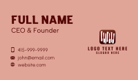 Concert Hall Business Card example 1