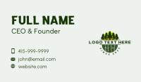 Woodwork Business Card example 2