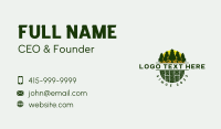 Woodwork Carpentry Forest Business Card Design