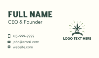 Cannabis Badge Business Card