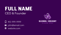 Woman Physique Fitness Business Card