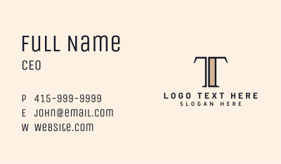Professional Lawyer Firm  Business Card Image Preview
