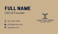 Educational Quill Pen Business Card