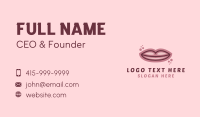 Lips Cosmetic Surgery Business Card