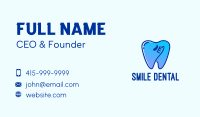 Blue Dental Toothpaste  Business Card Image Preview