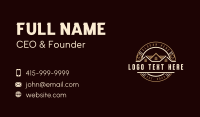 Roof Real Estate Builder Business Card