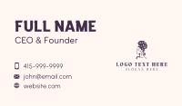 Hair Business Card example 1