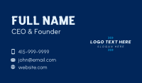 Logistics Service Wordmark Business Card Design