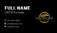 Auto Detailing Car Business Card