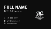 Axe Skull Mercenary Business Card