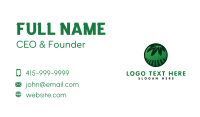 Cannabis Field Leaf Business Card