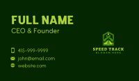 Woodwork Chainsaw Forest Business Card